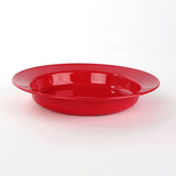 Bruchsicherer tiefer Teller,  Plastikteller, BPA frei,  hergestellt in Deutschland, bruchsicher, bruchfest, Trinkglas