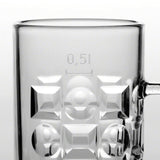 Bierkrug, Mehrweg, Kunststoff, 650 ml, unzerbrechlich, bruchsicher, bruchfest, Trinkglas