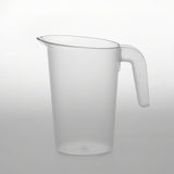 Krug, 1000 ml, unzerbrechlich, klar, mattiert, bruchsicher, bruchfest, Trinkglas