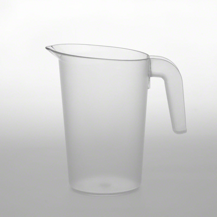 Krug, 1000 ml, unzerbrechlich, klar, mattiert, bruchsicher, bruchfest, Trinkglas