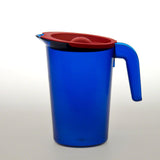 Krug, 1000 ml, unzerbrechlich, blau, mattiert, bruchsicher, bruchfest, Trinkglas