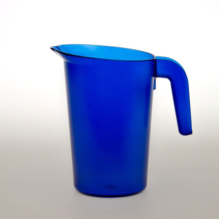 Krug, 1000 ml, unzerbrechlich, blau, mattiert, bruchsicher, bruchfest, Trinkglas