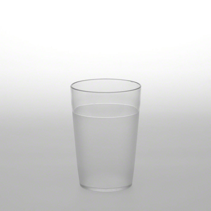 Trinkbecher, Mehrweg, Kunststoff, 250 ml, unzerbrechlich, bruchsicher, bruchfest, Trinkglas