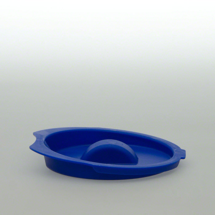 Deckel 500, unzerbrechlich, blau, bruchsicher, bruchfest, Trinkglas